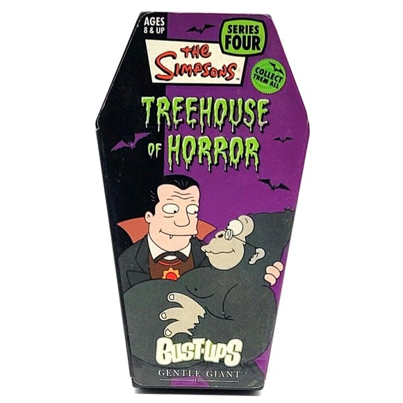 SIMPSONS BUST-UPS TREEHOUSE OF HORROR S4DRACULA Dr. HIBBERT...